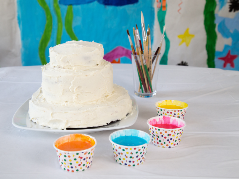 painting a cake materials