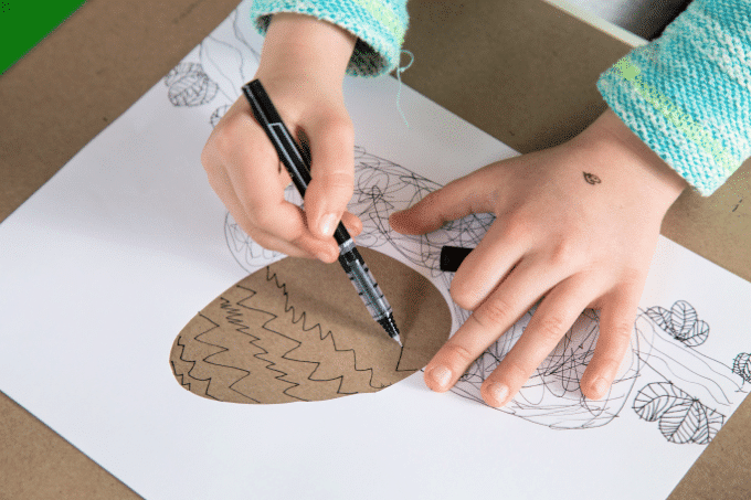 hole drawing