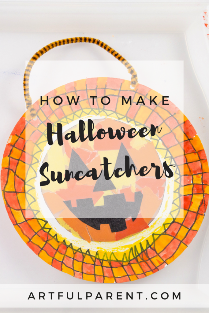 halloween suncatcher pin