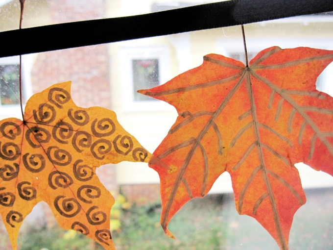 fall leaf garland