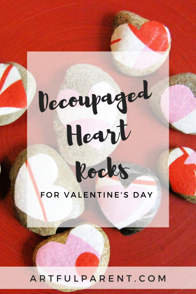 heart rocks pin