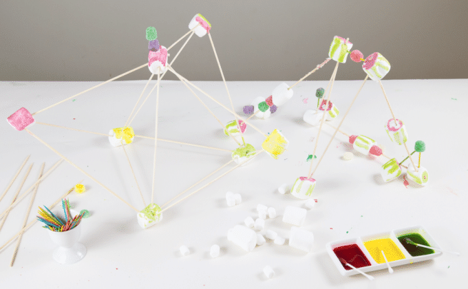 painted candy sculptures