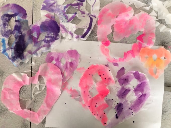 coffee filter hearts _ andrea martelle
