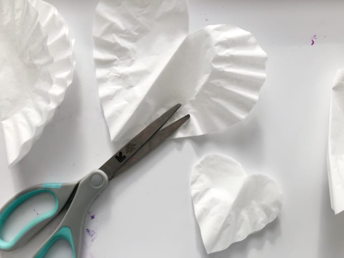 coffee filter hearts _ andrea martelle