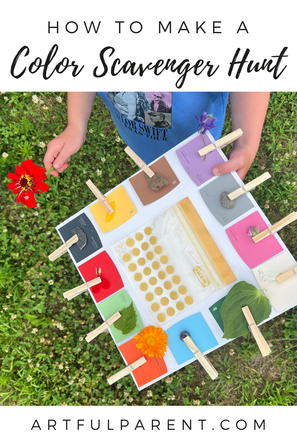 color scavenger hunt pinterest