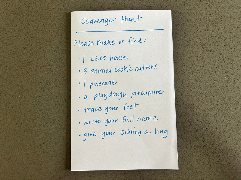 scavenger hunt
