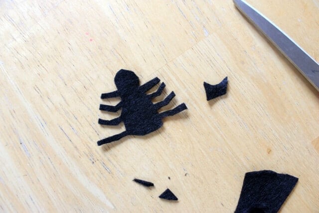 How to Cut a Spider from Felt