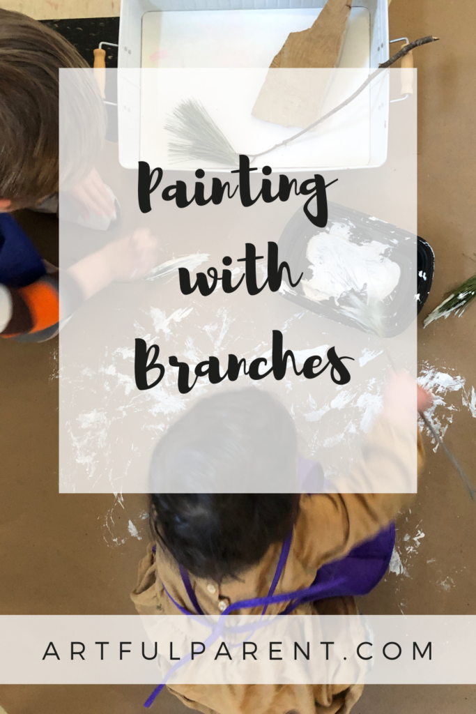 painting with branches