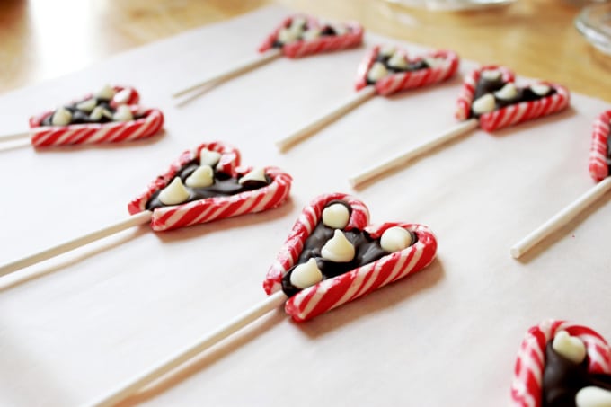 candy cane lollipops