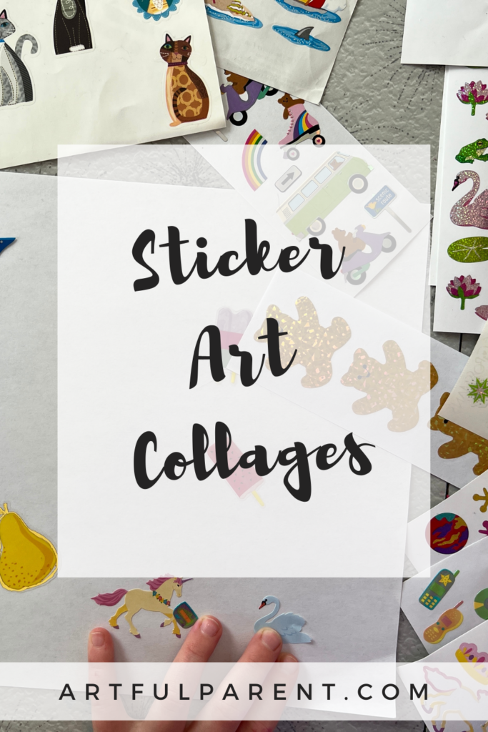 sticker art pin