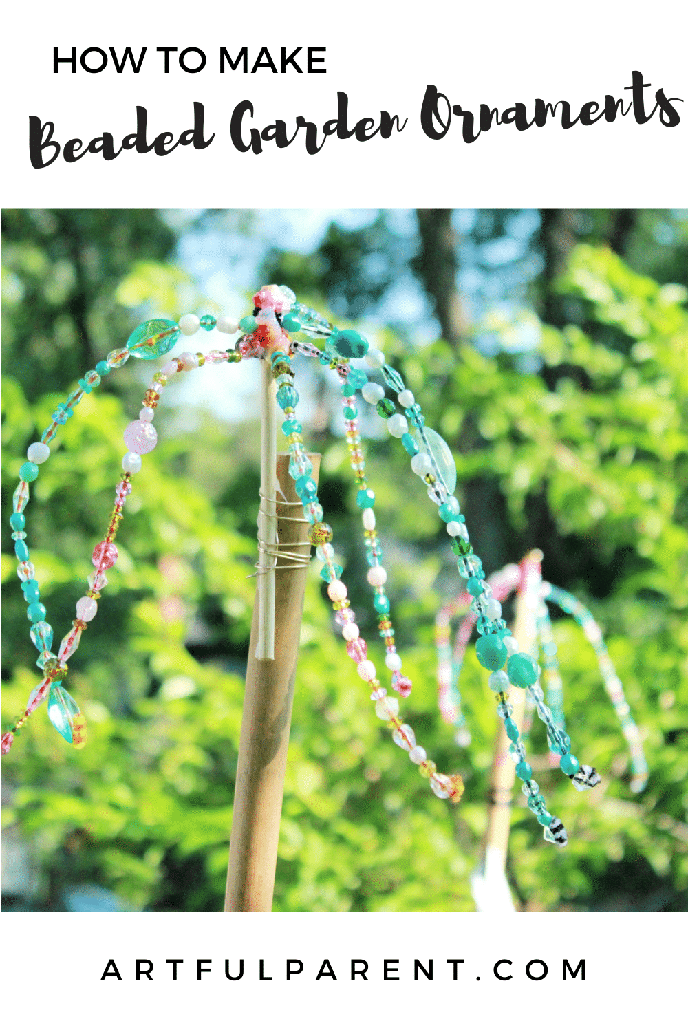 beaded garden ornaments pinterest