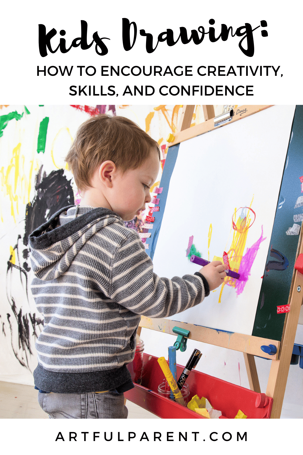How to Encourage Creativity, Skills and Confidence for Kids Drawing