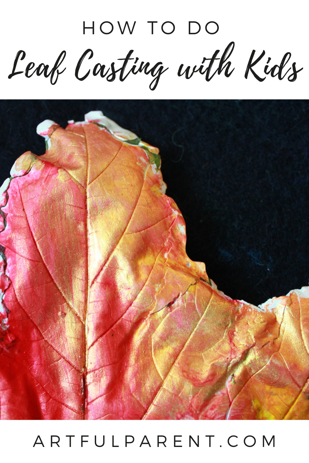 leaf casting pinterest