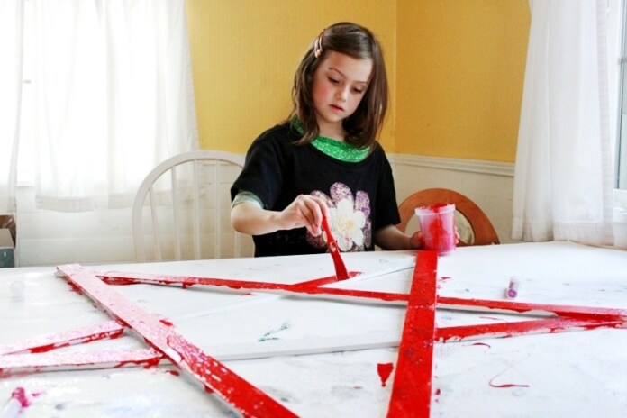Painted Wood Stars 4