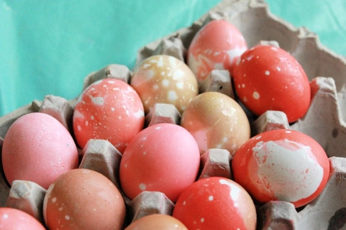 marbled eggs