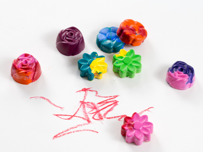 shaped crayons