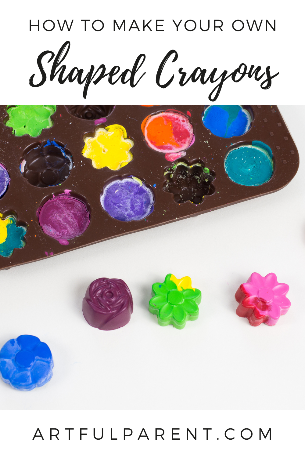 shaped crayons pinterest