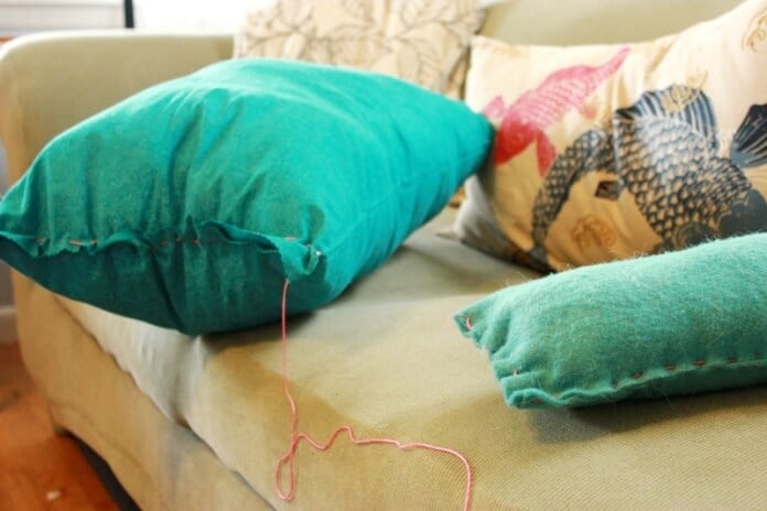 Sewing with Kids :: Full-size pillows