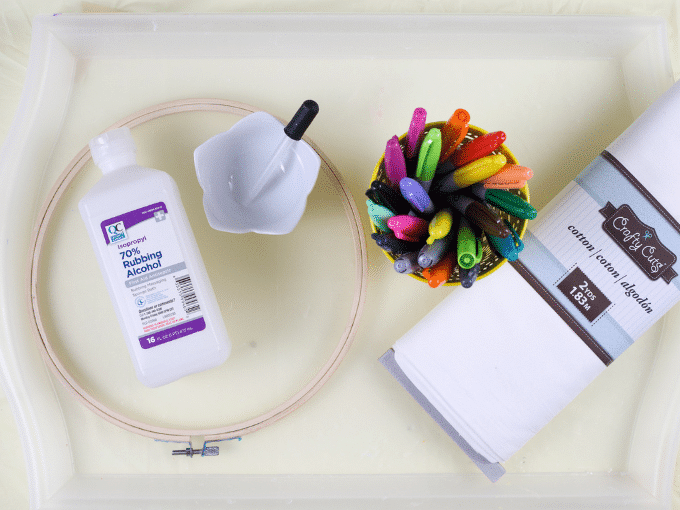 sharpie tie dye materials