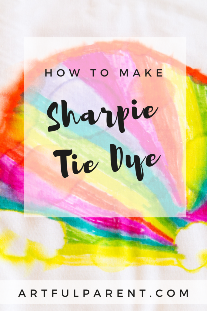 sharpie tie dye pin