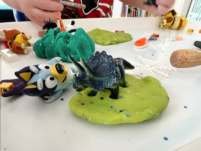 dino in dough