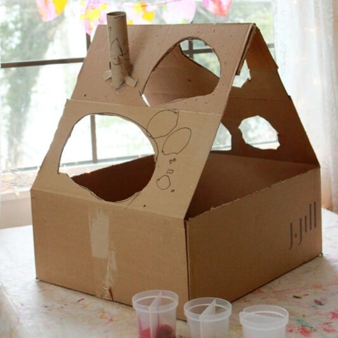 dollhouse with windows