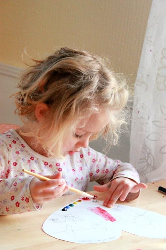 painting a heart