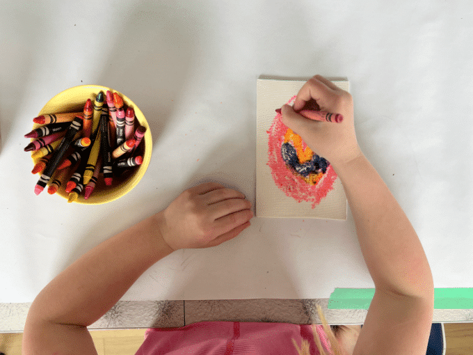 drawing on canvas