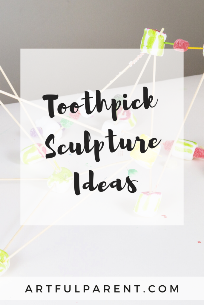 toothpick sculpture pin