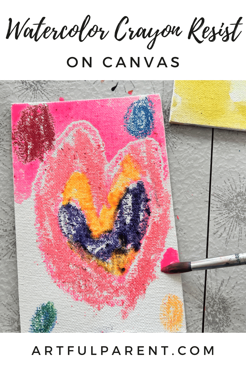 watercolor resist crayon art pinterest