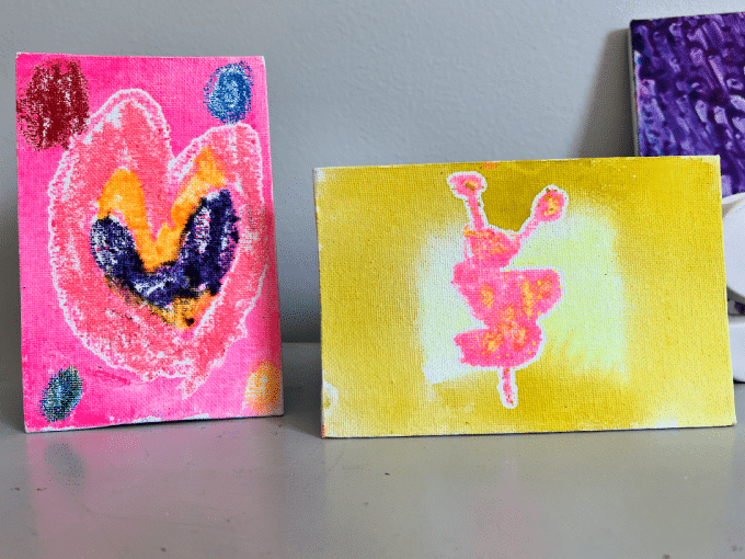 wax resist artwork