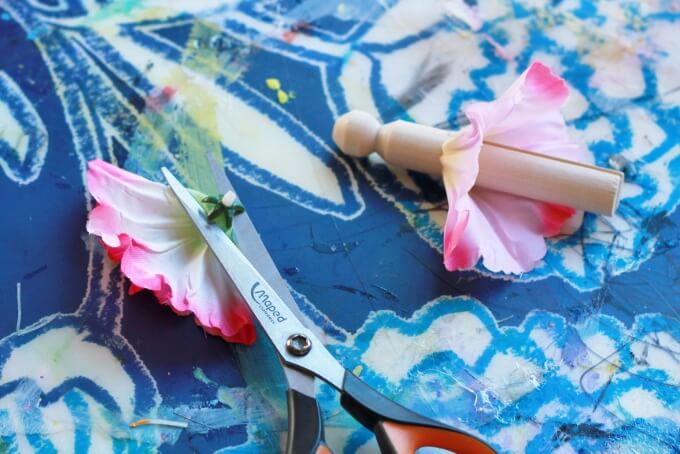 Adding a Skirt to the Flower Fairy Dolls
