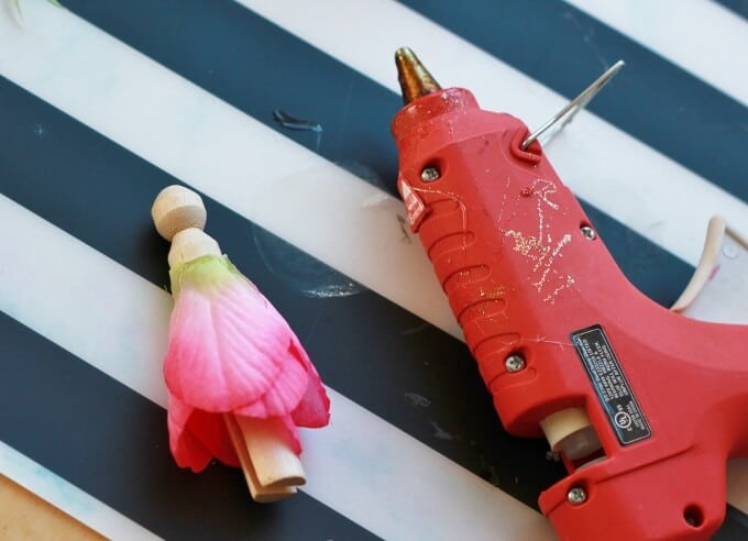 A flower petal skirt for the flower fairy doll