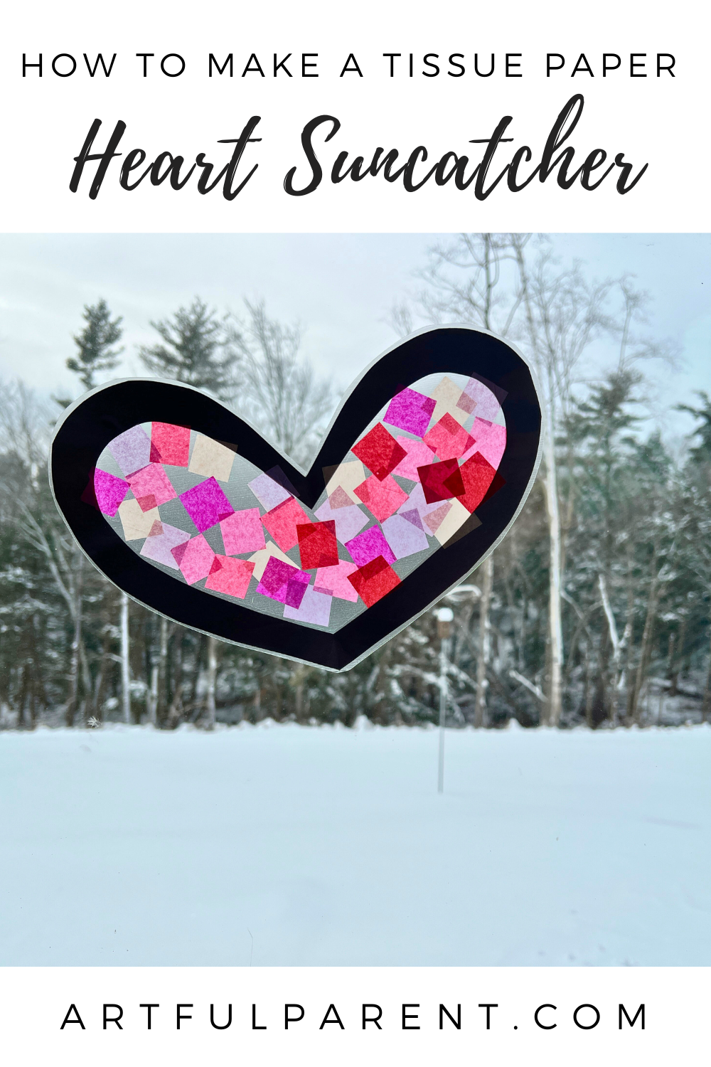 heart suncatcher pin