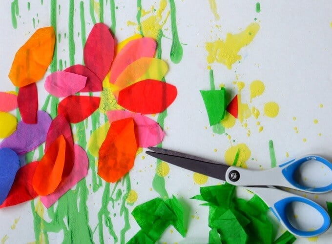 Gravity Painting Activity for Kids