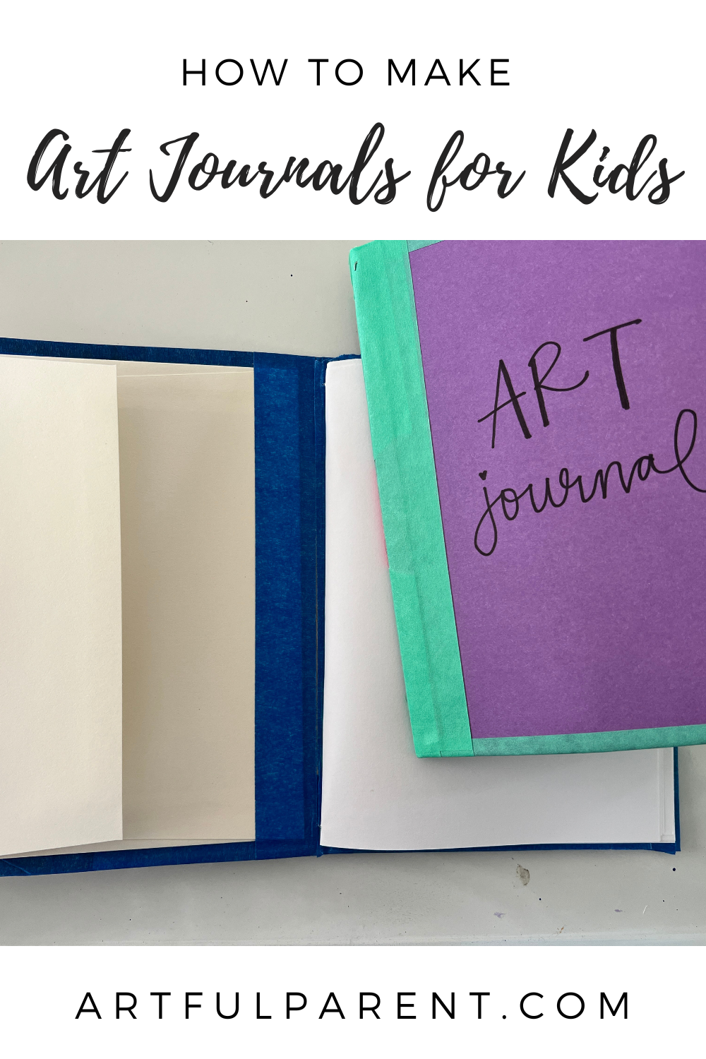 How to Make Art Journals for Kids
