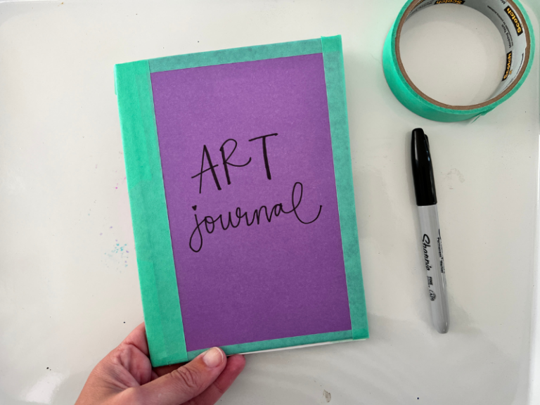 homemade art journal