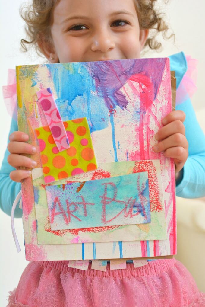 DIY art book cover