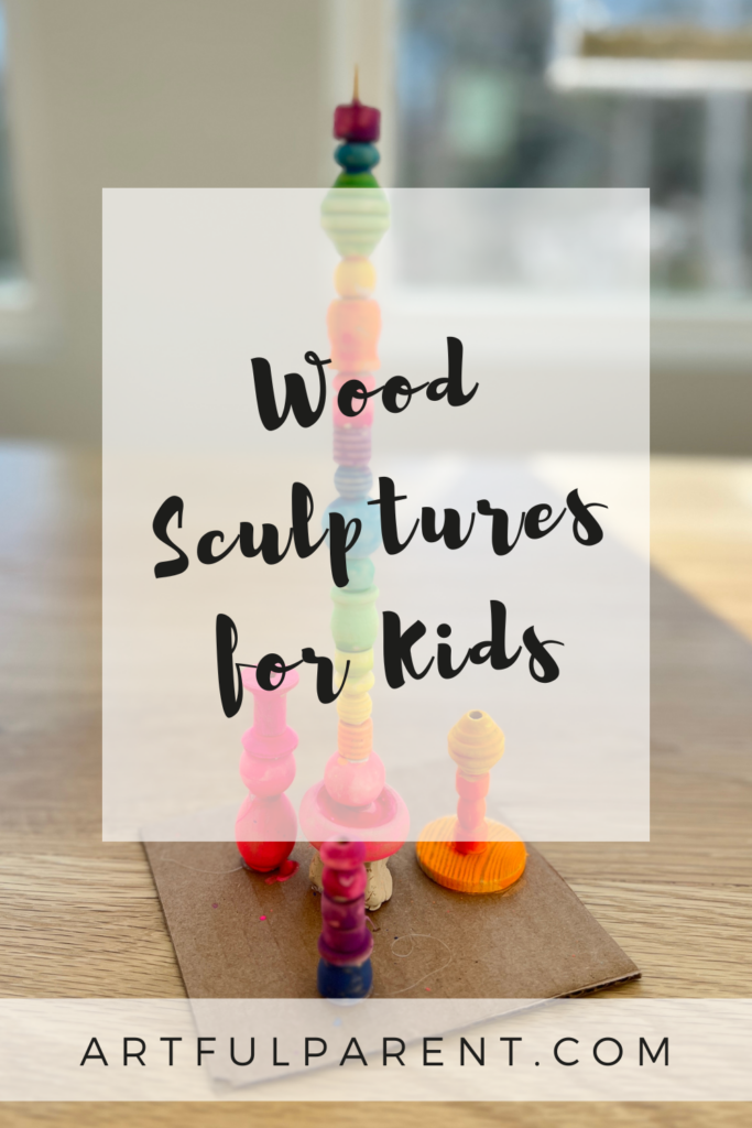 wood sculptures for kids pin