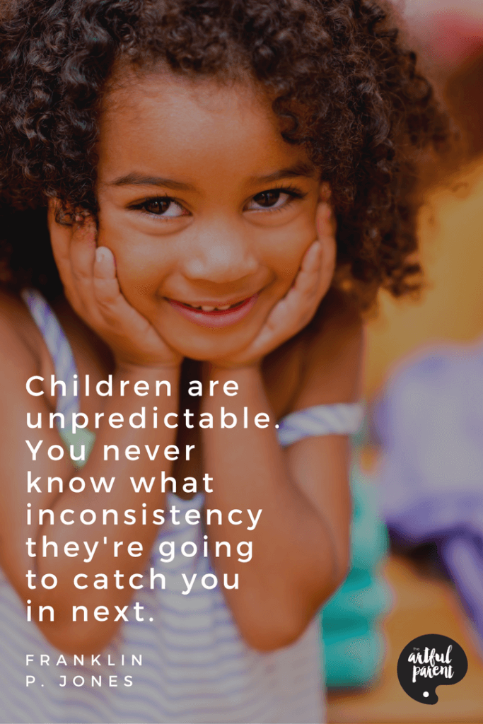 Children are Unpredictable Quote by Franklin P. Jones