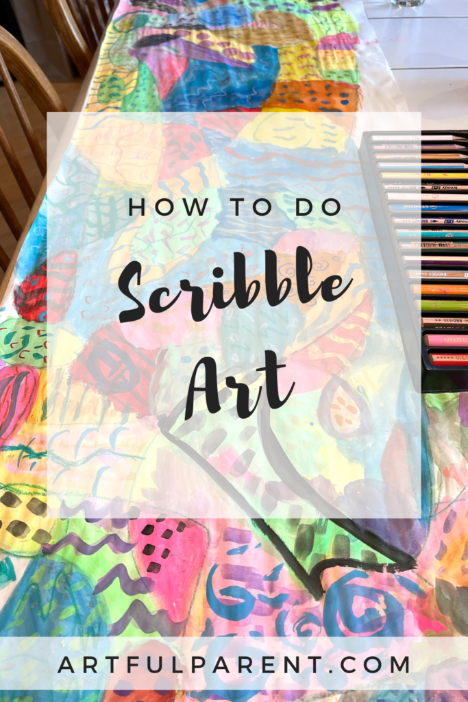 scribble art pin