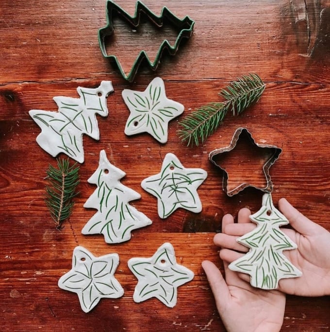 pine needle keepsake ornament_little pine learners
