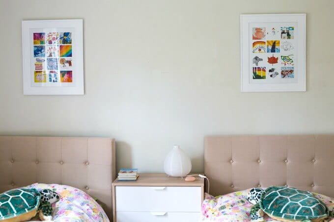 Posters Above Beds in Room