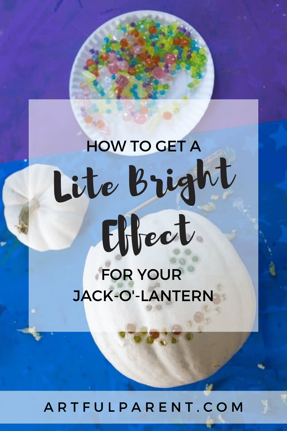 How to Get a Lite Brite Effect for Your Jack-O\'-Lantern