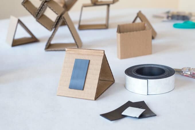 Adding Magnets to the Magnetic Building Set and Testing Them