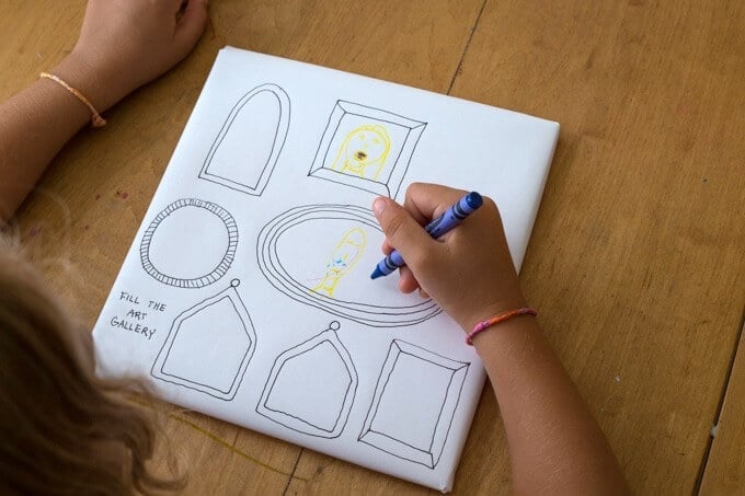 Make Your Own Gift Wrap - Fill in the Frames