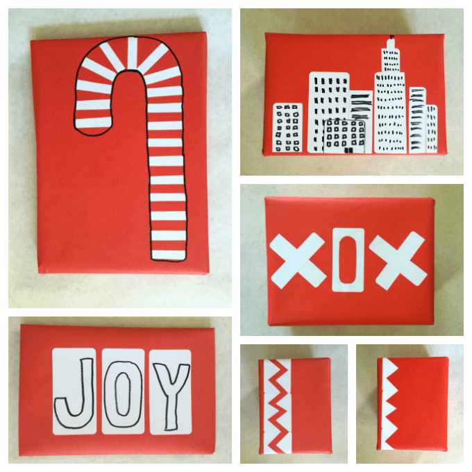 Make Your Own Gift Wrap with Label Stickers