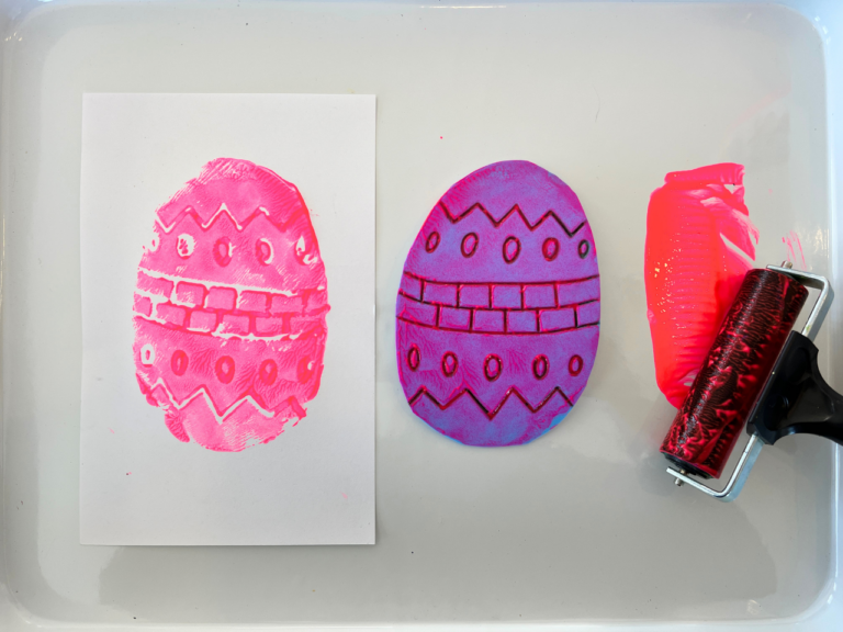 easter printmaking
