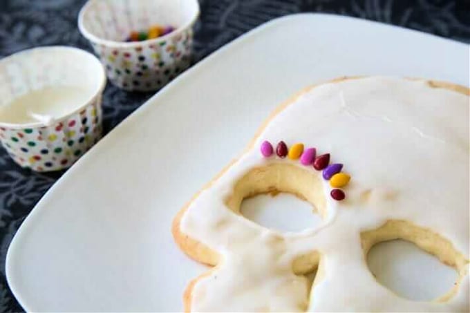 cookie with candy decoration