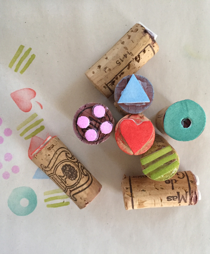 cork stamps
